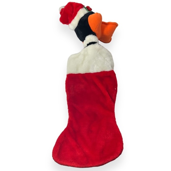 Vintage Daffy Duck Christmas Stocking Warner Bros‎ 1993 Smithy Plush - Picture 3 of 6